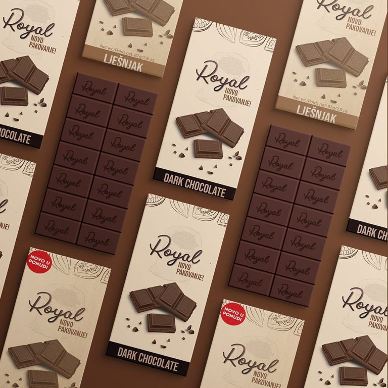 Kreiranje pakovanja čokolade – Royal Chocolate